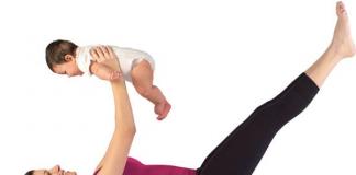 Гимнастика для похудения после родов Какие упражнения после родов