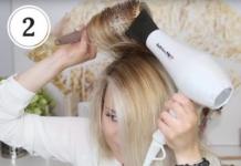 Как сделать прикорневой объем волос